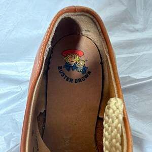 Vintage Buster Brown Brown Leather Lace-Up Oxford Toddler Children's Shoes